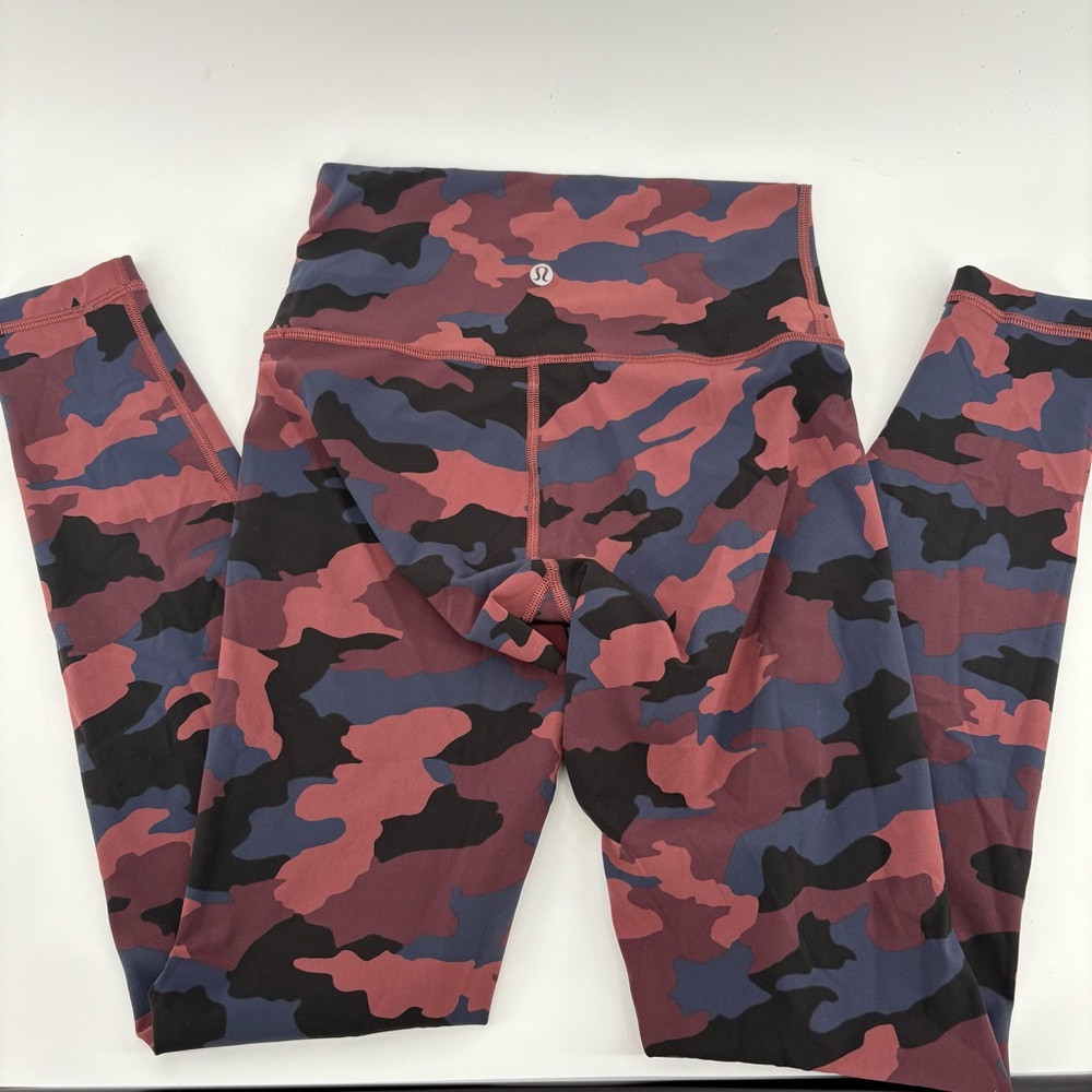 lululemon athletica Multicolor Camouflage Leggings